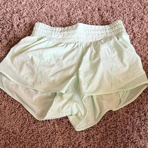 lululemon athletica Light Mint Athletic Shorts